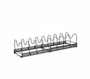 CARLA HOME Expandable Pot and Pan Organizer Rack for Cabinet with 10 Adjustable Dividers, Lid & Cookware Holder for Kitchen Pantry or Countertop Storage-2050057500530708488