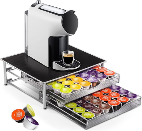CARLA HOME K-Cup Coffee Pod Drawer for 72 Coffee Pods Storage for Home Kitchen Counter Organizer-2050057500866252800