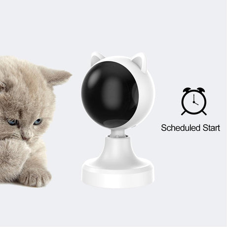 CARLA HOME Interactive Laser Toy for Cats with Adjustable Angle, USB Rechargeable & 2 Speed Modes-2050057508759932932