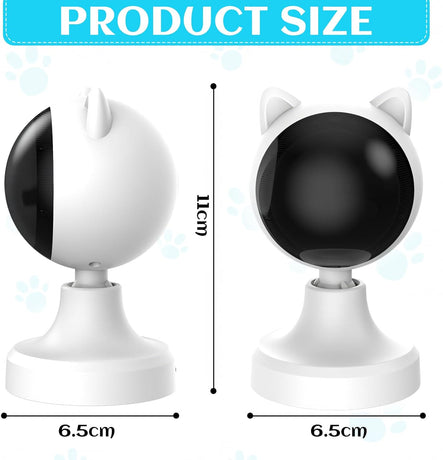 CARLA HOME Interactive Laser Toy for Cats with Adjustable Angle, USB Rechargeable & 2 Speed Modes-2050057508759932936