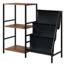 Levede 3-Tier Record Player Stand Vinyl Storage Up to 200 Albums Turntable Table-2050056774513463305