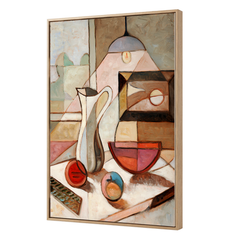 Yezi Modern Wall Art Canvas Abstract 70×100cm Framed Artwork Home Office Decor-2050059007422500872