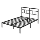 Levede Double Bed Frame Metal Base Platform Headboard Heavy Duty Mass Storage-2050056771011219464