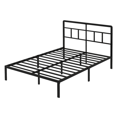 Levede Double Bed Frame Metal Base Platform Headboard Heavy Duty Mass Storage-2050056771011219464