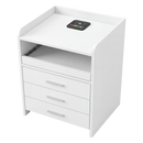 Levede Smart Bedside Table USB Wireless Charging Motion Sensor Light Nightstand-2050056780473569288