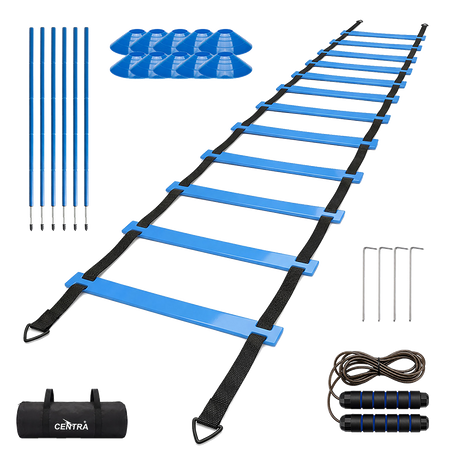Centra Soccer Agility Training Poles Set Includes 6 Agility Poles Agility Ladder-2050059020542283784