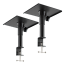 Levede 2x Desk Clamp Speaker Stands Set Adjustable Rotatable Monitor CD Player-2050056791437479944