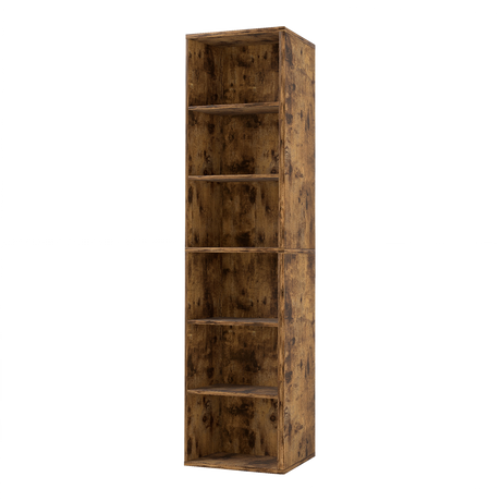 Levede BookShelf Storage Shelves 6 Tier Bookcase Display Unit Organizer Cabinet-2050056761150410761