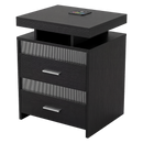 Levede Smart Bedside Table Charging Station Motion Sensor Modern Nightstand-2050056780108664840