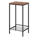 Levede Industrial Side Table 2-Tier Shelf End Table-2050056751763558408