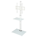 Levede TV Floor Stand 32-65 Inch Universal Swivel Height Adjustable Mount White-2050056791261319176
