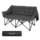 Levede Double Camping Chair Folding Outdoor Portable Fishing Picnic Travel Seat-2050056782503612424