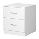 Levede Bedside Table Side Table 2 Drawers Storage Nightstand Bedroom Cabinet-2050056780662312968