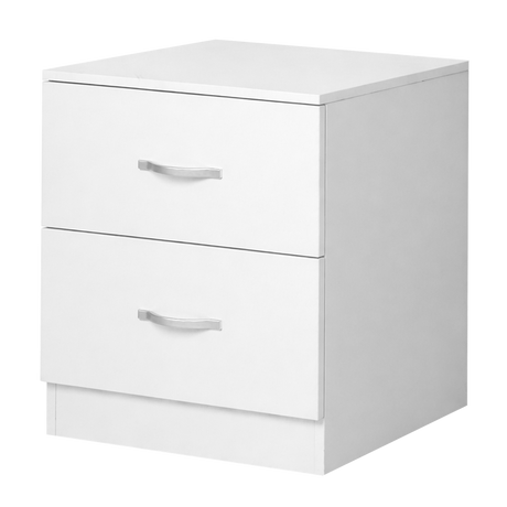 Levede Bedside Table Side Table 2 Drawers Storage Nightstand Bedroom Cabinet-2050056780662312968