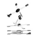 Levede Portable Laptop Stand 360 Rotating Bracket Foldable Aluminum Desk Riser-2050056791982739464