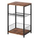 Levede Side Table 3-Tier Storage Shelf Modern Table-2050056751566426120