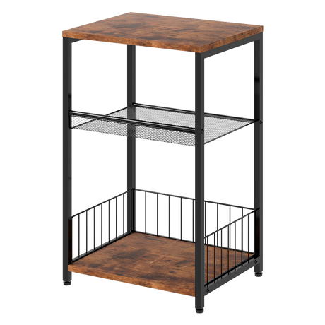 Levede Side Table 3-Tier Storage Shelf Modern Table-2050056751566426120