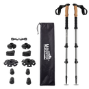 Mountview 2 Pcs Hiking Trekking Poles Walking Stick Adjustable Lightweight Grey-2050059022622658568