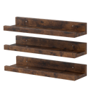 Levede Floating Shelves 3 Pack Wall Mounted Wood Storage Display Rack Room Decor-2050056792897097736