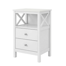 Levede Bedside Table Nightstand Side End Table 2 Drawers Storage Bedroom Cabinet-2050056781207572488