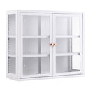 Artiss Buffet Cabinet Sideboard Wall Mounted Clear Display Storage 60cm White