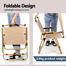 Weisshorn 3pc Camping Table Chair Set Outdoor Folding Aluminium Portable Picnic