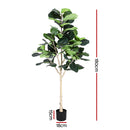 Artiss 180cm Artificial Fiddle Tree Faux Trees Indoor Decor Artificial Plants Lifelike Plant 1.8M