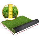 Prime Turf Artificial Grass 20SQM 30mm Synthetic Fake Lawn Turf Plastic Plant 4-coloured 2mx5m