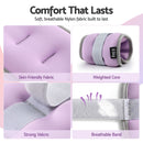 Everfit Ankle Wrist Weights for Women & Men, 4 Colors Set with 1 2 3 4kg Wearable Leg Arm Weights with Secure Fit for Walking, Running, Pilates, Home Fitness