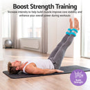 Everfit Ankle Wrist Weights for Women & Men, 4 Colors Set with 1 2 3 4kg Wearable Leg Arm Weights with Secure Fit for Walking, Running, Pilates, Home Fitness