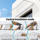 Instahut Window Door Awning 0.4mx3m Transparent