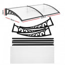 Instahut Window Door Awning 0.8mx2m Transparent