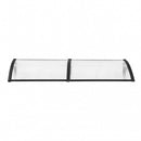 Instahut Window Door Awning 0.8mx2m Transparent