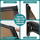 Instahut Window Door Awning 0.8mx3m Brown