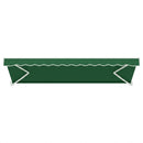 Instahut Retractable Folding Arm Awning Manual Sunshade 5Mx3M Dark Green