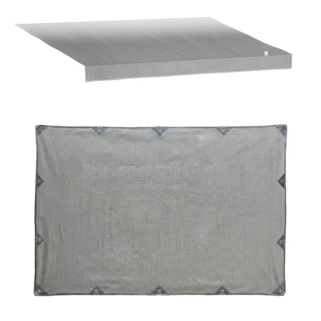Weisshorn 12ft Caravan Awning Fabric & Privacy Screen RV Roll Out Sun Shade 3.4M
