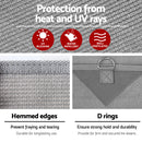 Weisshorn 12ft Caravan Awning Fabric & Privacy Screen RV Roll Out Sun Shade 3.4M