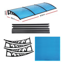 Instahut Window Door Awning 1mx3m Blue