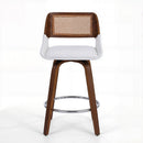 Artiss Wooden Bar Stools Swivel Kitchen Counter Stool Chair 60cm Seat Height