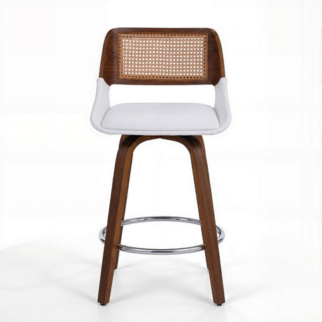 Artiss Wooden Bar Stools Swivel Kitchen Counter Stool Chair 60cm Seat Height