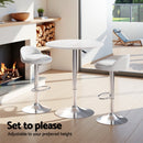 Artiss Bar Table and Stools Set Dining Desk Kitchen Chairs Cafe Pub