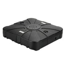 Instahut Outdoor Umbrella Base 2 Fillable 60kg Cantilever Umbrella Base with Wheels 84cm