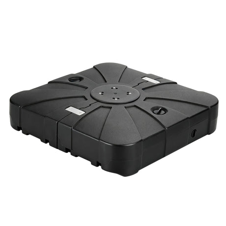 Instahut Outdoor Umbrella Base 2 Fillable 60kg Cantilever Umbrella Base with Wheels 84cm