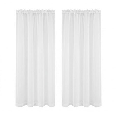 Artiss Blockout Curtains 2X 132x160cm Light Filtering Window Drapes Rod Pocket