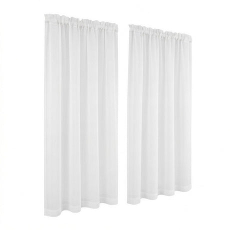 Artiss Blockout Curtains 2X 132x160cm Light Filtering Window Drapes Rod Pocket