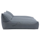 Artiss Outdoor Bean Bag Chair Cover (No Filler) 2 Seater Beanbag Lounge Sofacover Adults Splash-Proof Large Bean Bag Cover for Patio Poolside Relaxing Indoor, Grey