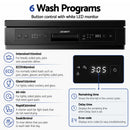 Devanti 12 Place Settings Dishwasher 55cm Freestanding Benchtop Built-In