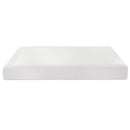 Artiss Compression Bed Frame Double Size No Assembly Vacuum High Density Sponge Boucle Cream White