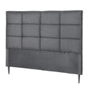 Artiss Bed Headboard Double Bedhead Linen Fabric Charcoal