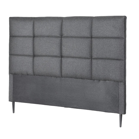 Artiss Bed Headboard Double Bedhead Linen Fabric Charcoal